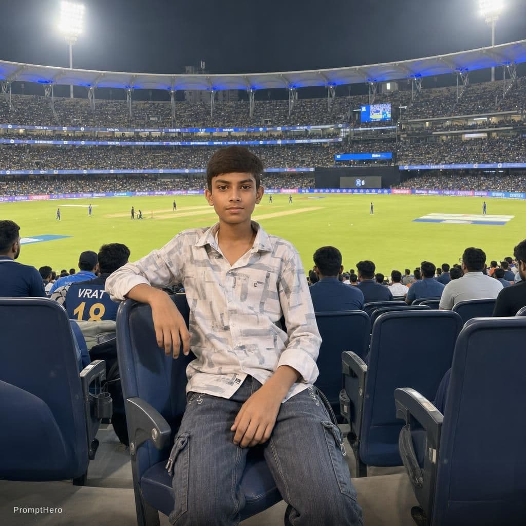 AI generated: I am set cricket stadium seets
