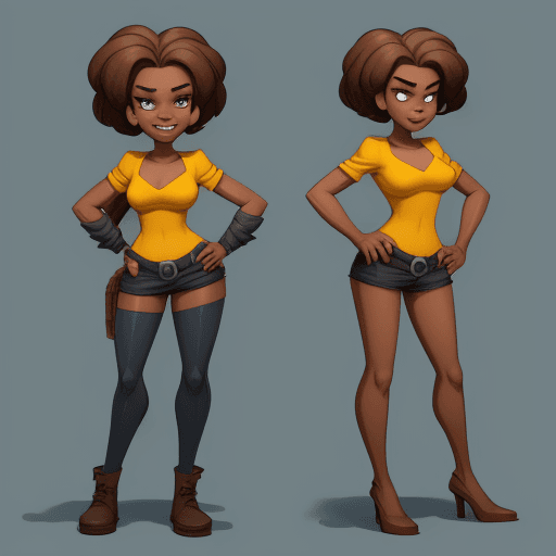 AI generated:  make turnaround characters