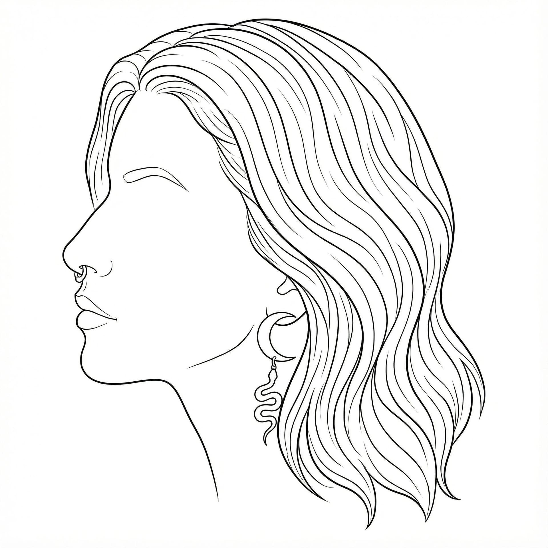 AI generated: based on the side and frontal view of the character in the reference photo, provide me with a clean ...
