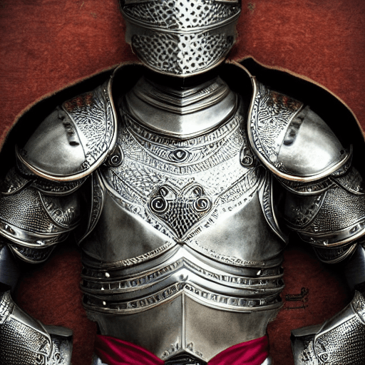 AI generated: kneeling cat knight, portrait, finely detailed armor, intricate design, silver, silk, cinematic ligh...