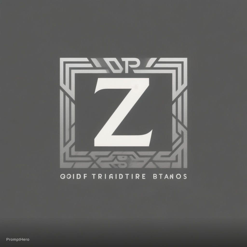 AI generated: logo minimalist for letter ZT