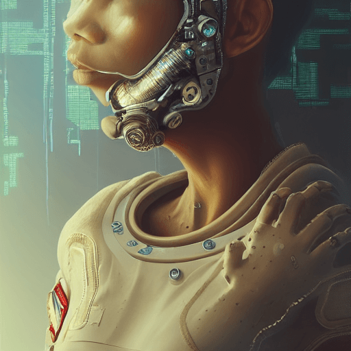 AI generated: hyperrealistic portrait of a woman monster astronaut, full body portrait, well lit,  intricate abstr...