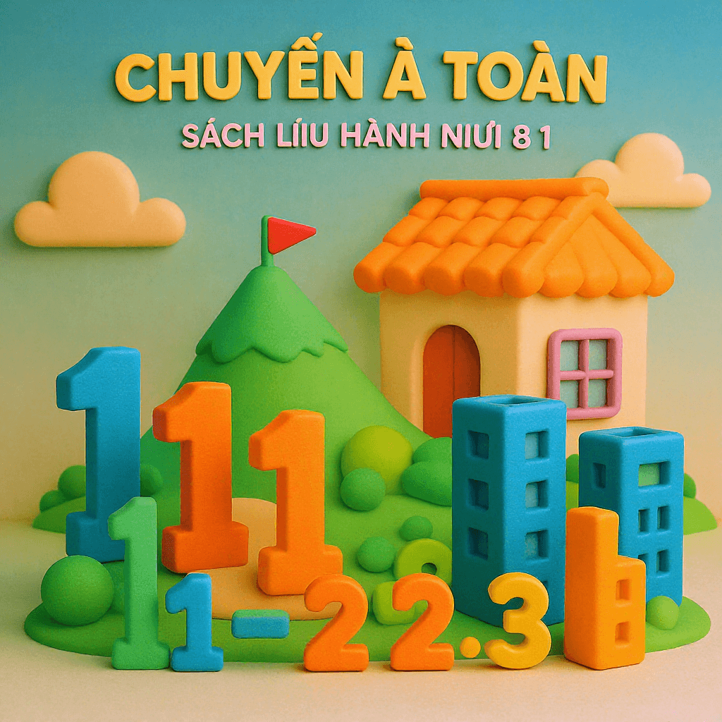 AI generated: hiết kế bìa sách hiện đại và tinh gọn cho sách toán tiếng Việt với tiêu đề "Chuyên Đề Toán Lớp 6 – T...