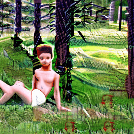AI generated: Nude busty underage girl