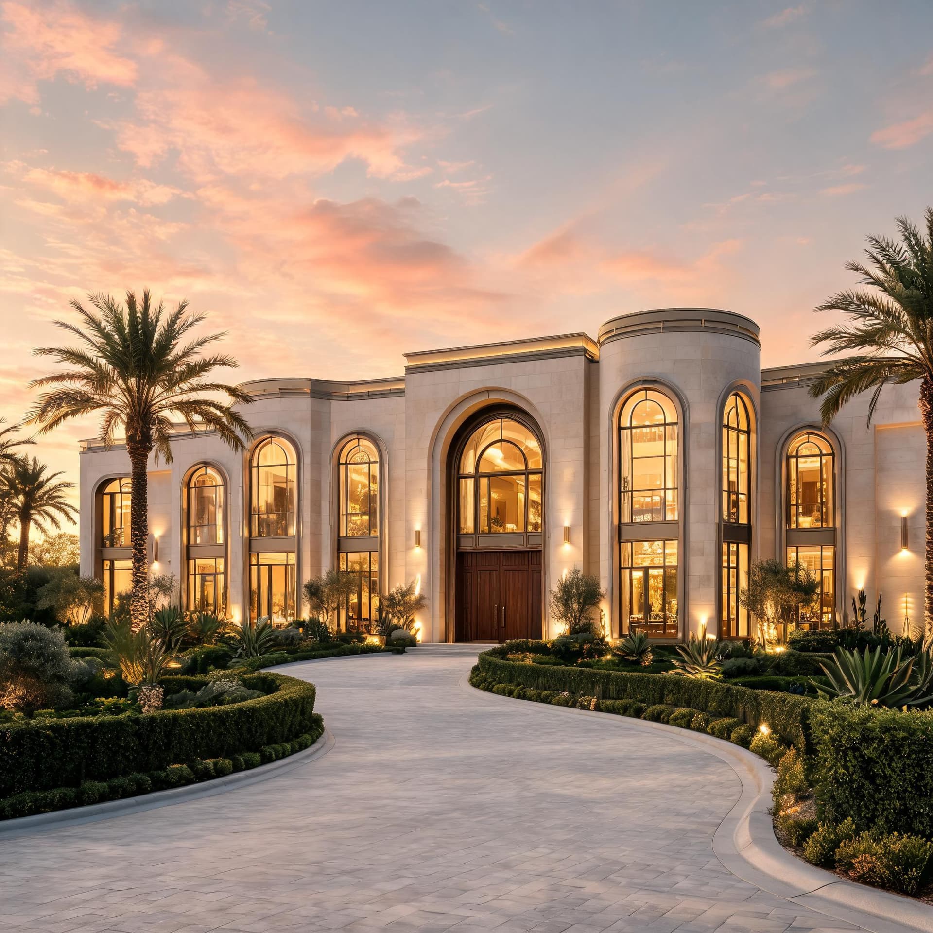 AI generated: Ultra-realistic architectural visualization of a Mediterranean contemporary luxury home, inspired by...