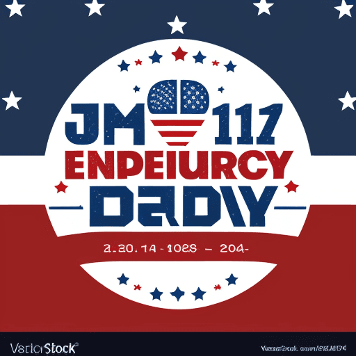 AI generated: logo for independence day event