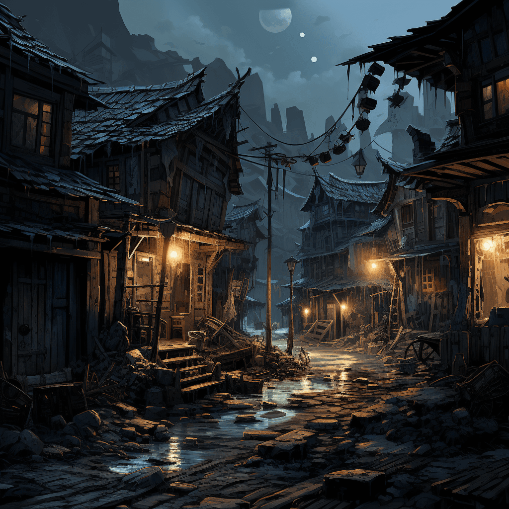 AI generated: page of scene from the comic book stumbled souls, in the style of precise, detailed architecture pai...