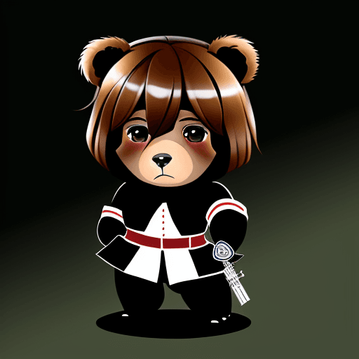 AI generated: CHIBI BEAR SOLDIRE