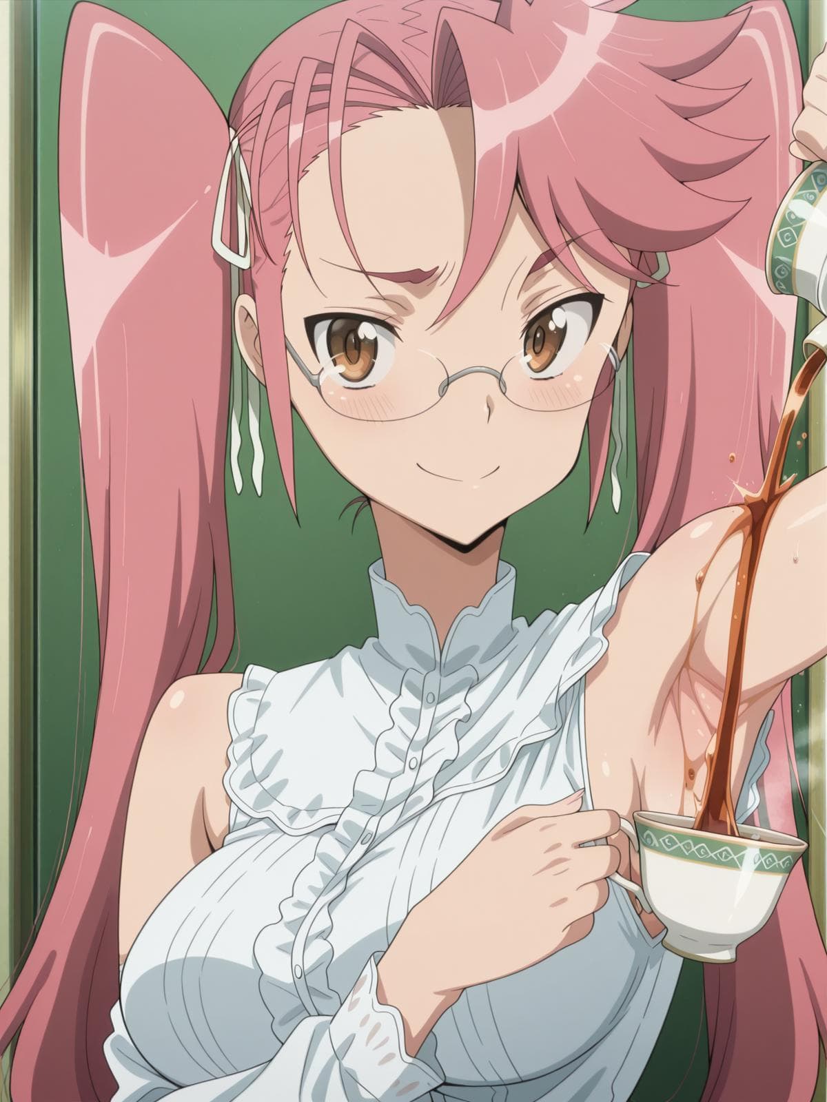 Pouring Tea Unto Self - Poses