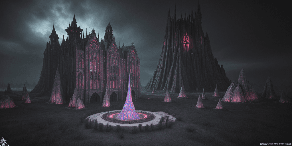 AI generated: ((psychedelic bizarre), (Surrealist Dreams), (Devilcore)),16k, Extremely Detailed, Medieval Majesty,...