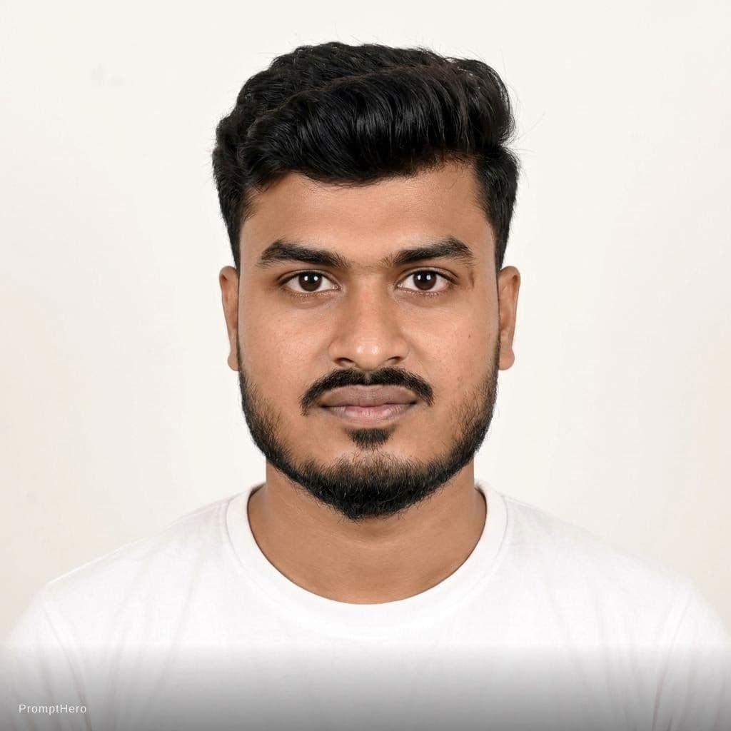 AI generated: passport size , Use my exact real face likeness with 100% facial accuracy. No facial changes allowed...