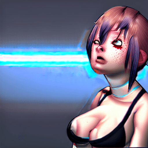 AI generated: DE RTX_on, (RTX_soft:1.3), RTX_flat, RTX_texture, RTX_pt, RTX_hairsim, Pig Girl, cheveux noirs, yeux...