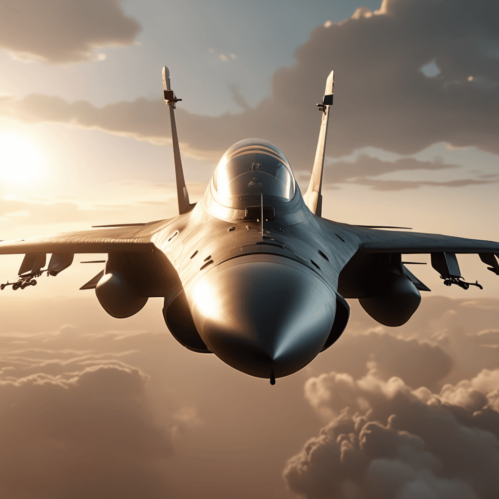 AI generated: photo of a ultra realistic military air force plane flighting, dramatic light, pale sunrise, cinemat...