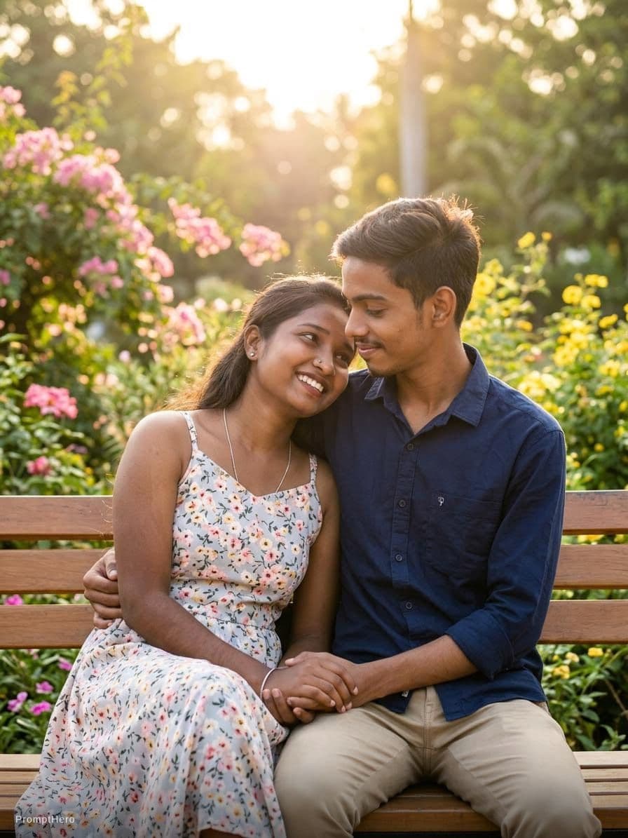 AI generated: a couple in love