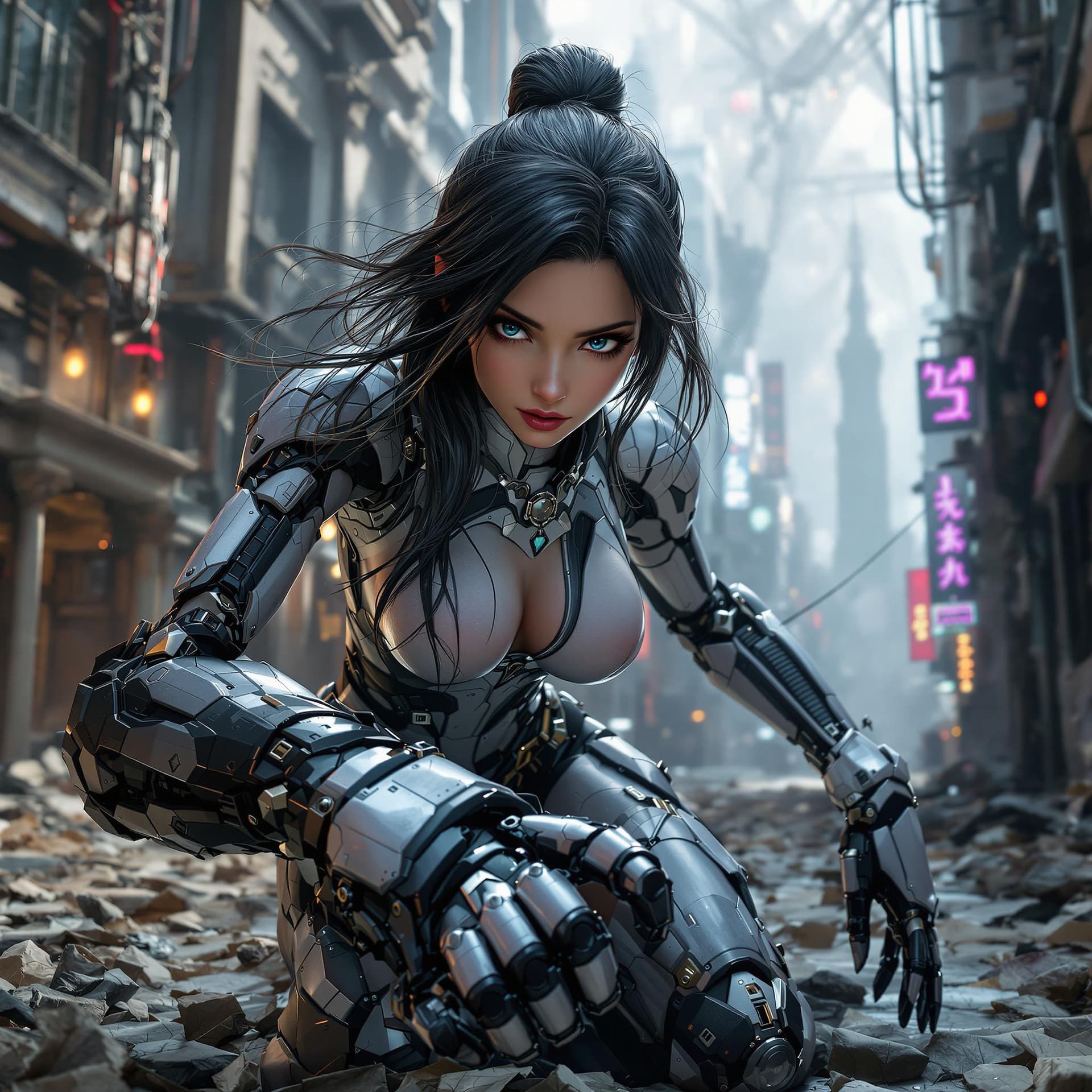 AI generated: Epic fully body CG masterpiece, hdr, dtm, full ha, 8K, ultra detailed graphic tension, dynamic poses...