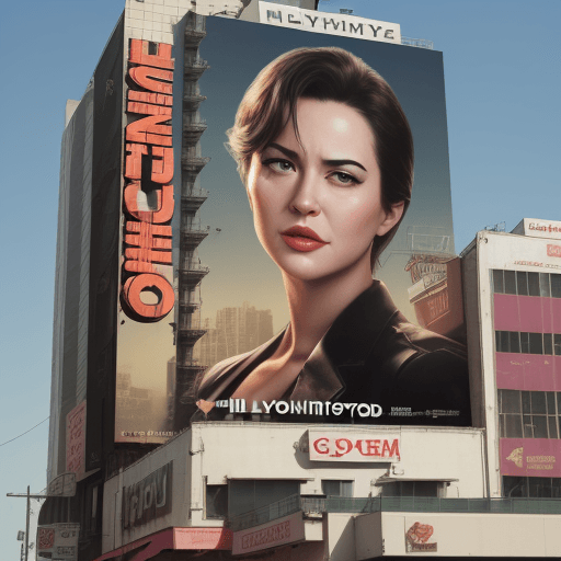 AI generated: A photorealistic billboard that mimics the Hollywood signboard with the text “PromptHero.”