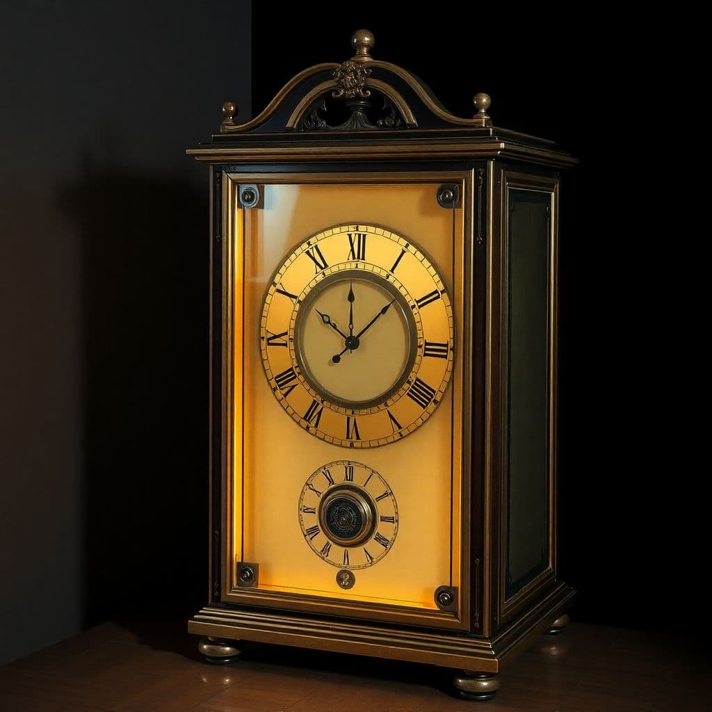 AI generated: Time machine