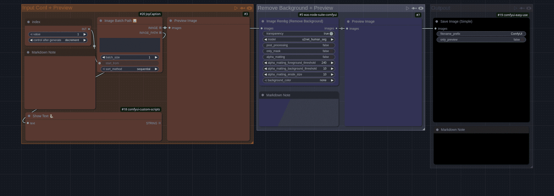 ComfyUI Batch Background Remover