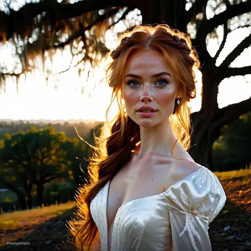 AI generated: Evening,flash photo,mid photo,hi res,intricate [Madelaine Petsch: Leanna Bartlett: 0.6],lonely,(long...