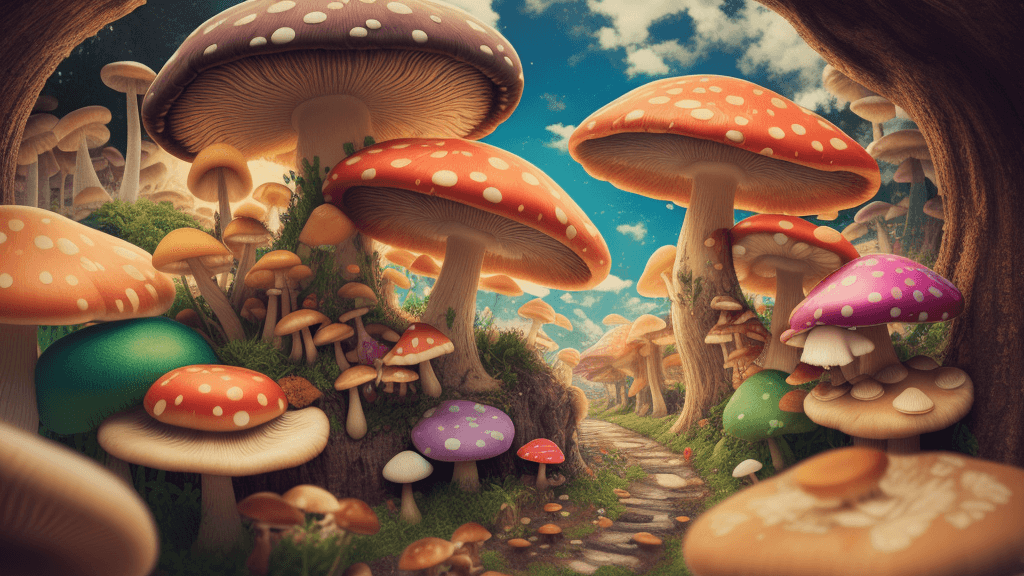 AI generated: High resolution photography air ticket, with name Miguel, with mushrooms, happiness, colorful, 8k, i...