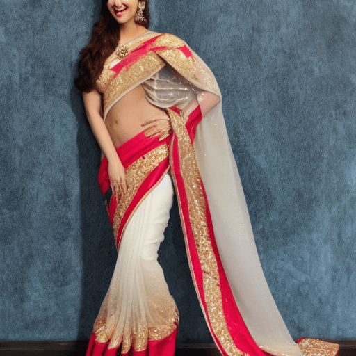 AI generated: Kiara advani wearing saree , 4k , realistic 