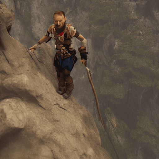 AI generated: an adventurer 