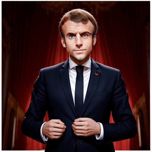 AI generated: emmanuel macron