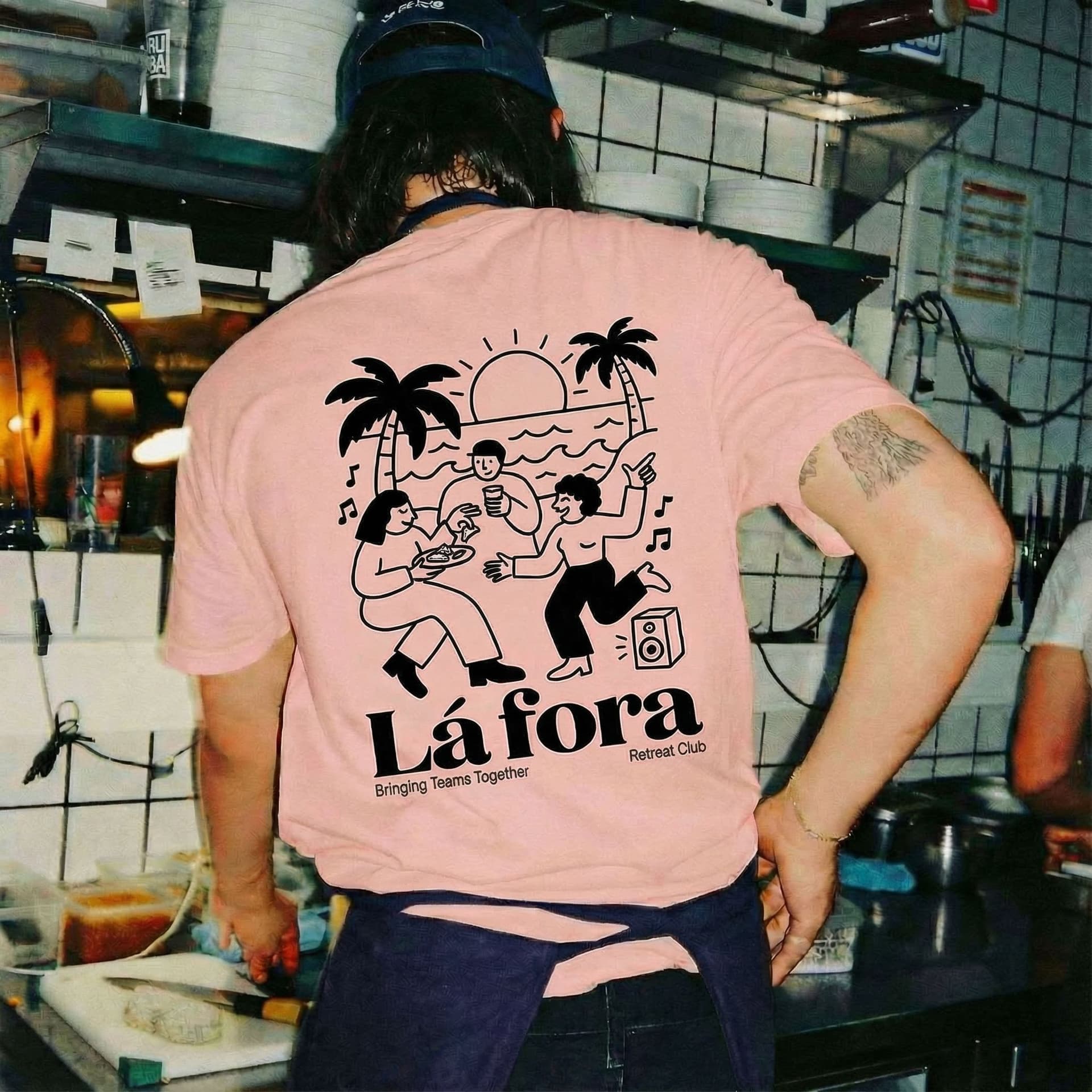 AI generated: 

Typography & logo:
Keep the Lá Fora logo exactly as it is (do not redraw, reinterpret, or restyle)...