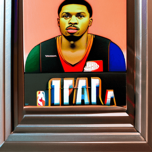AI generated: NBA Player Damian Lillard by Fernando Botero, Drawing, Diorama, Technicolor