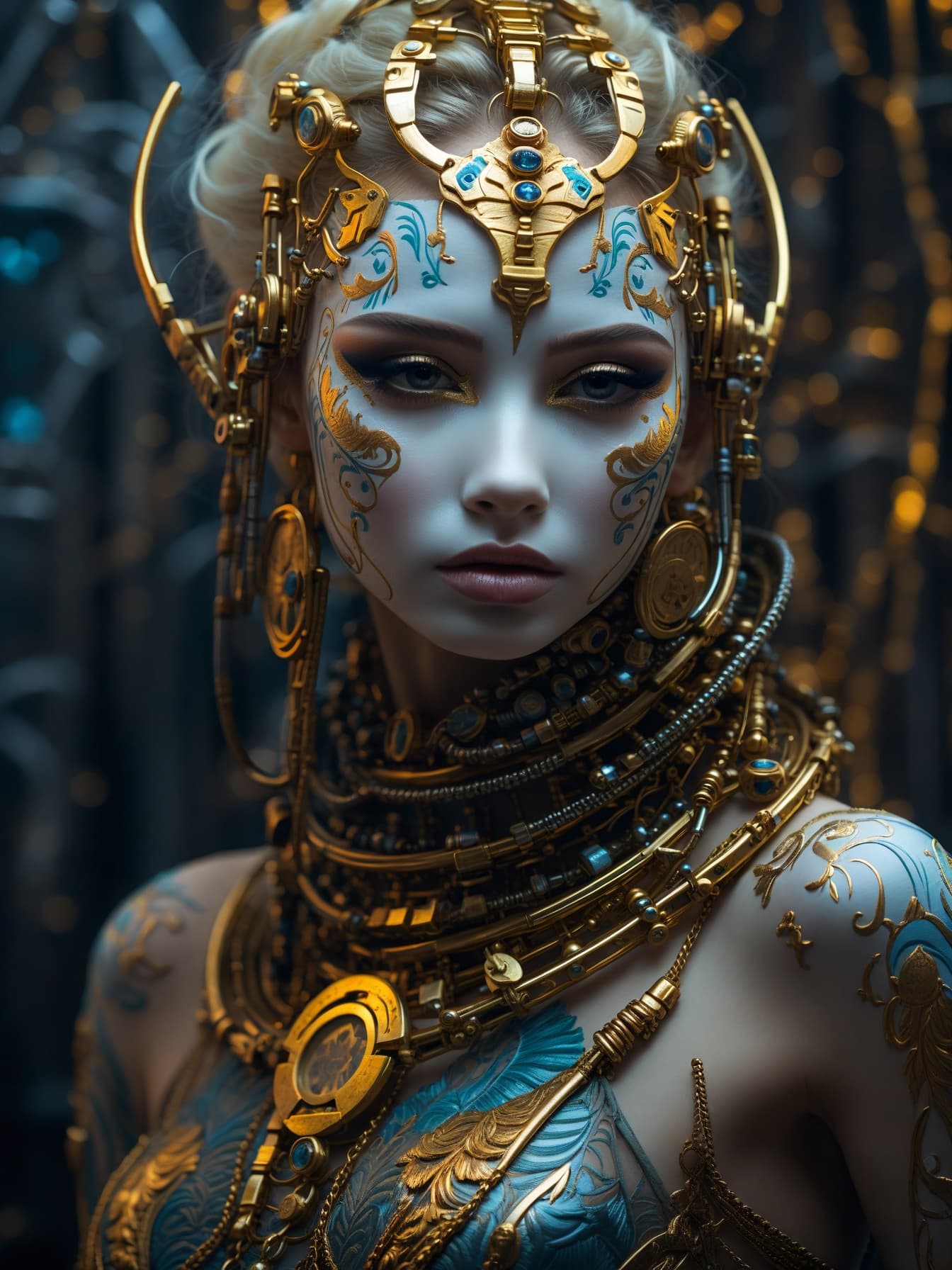 AI generated: Kazakh princess