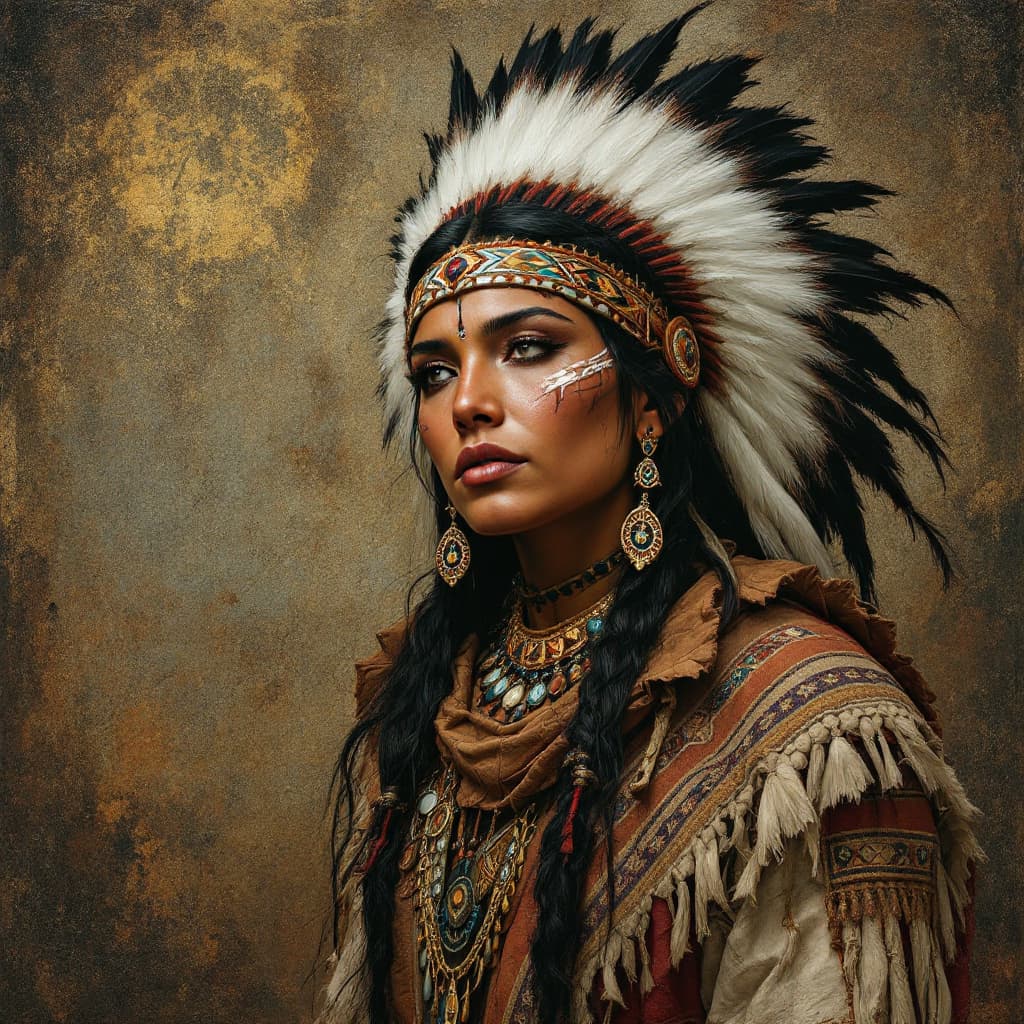 AI generated: (Native American