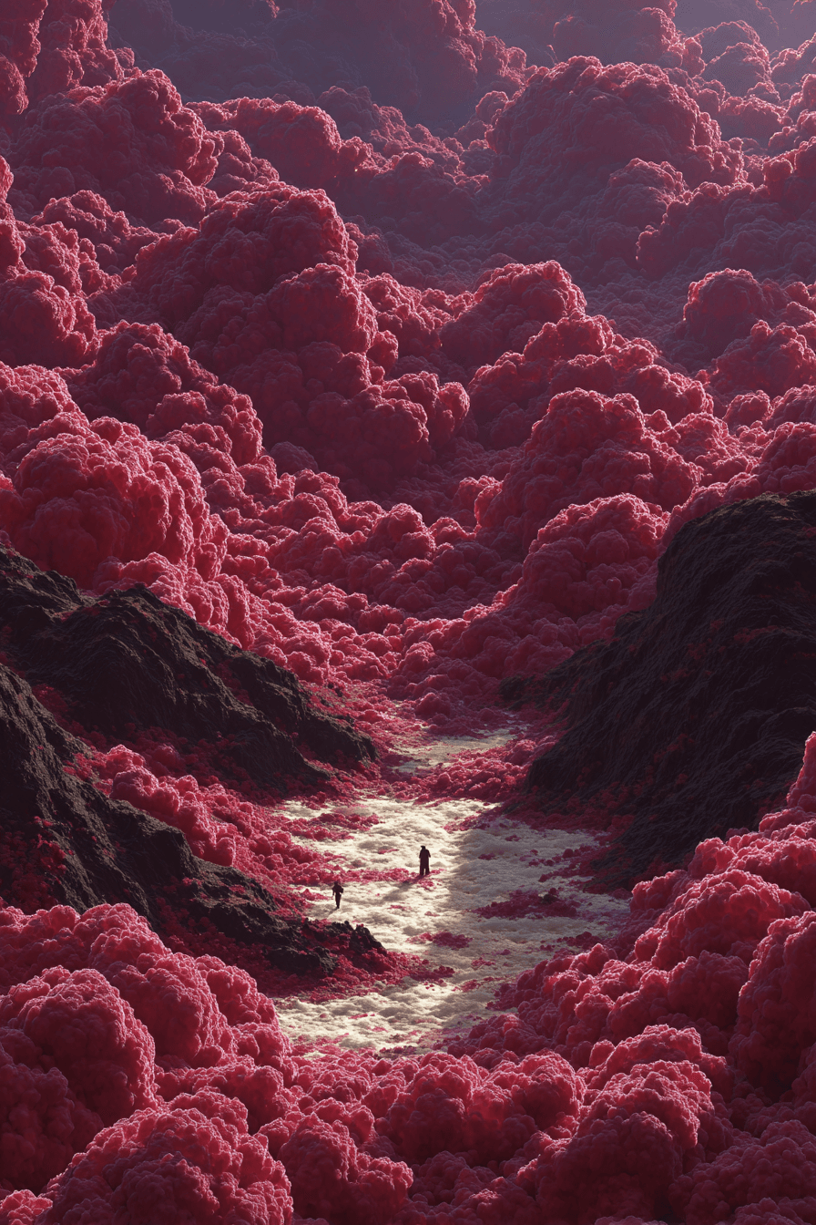 AI generated: Velvet Cataclysm --ar 2:3 --stylize 1000