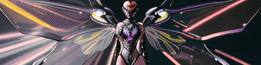 AI generated: Ultra-detailed cyborg in a spaceship, holding futuriste gun with anthropomorphic cybernetic elements...