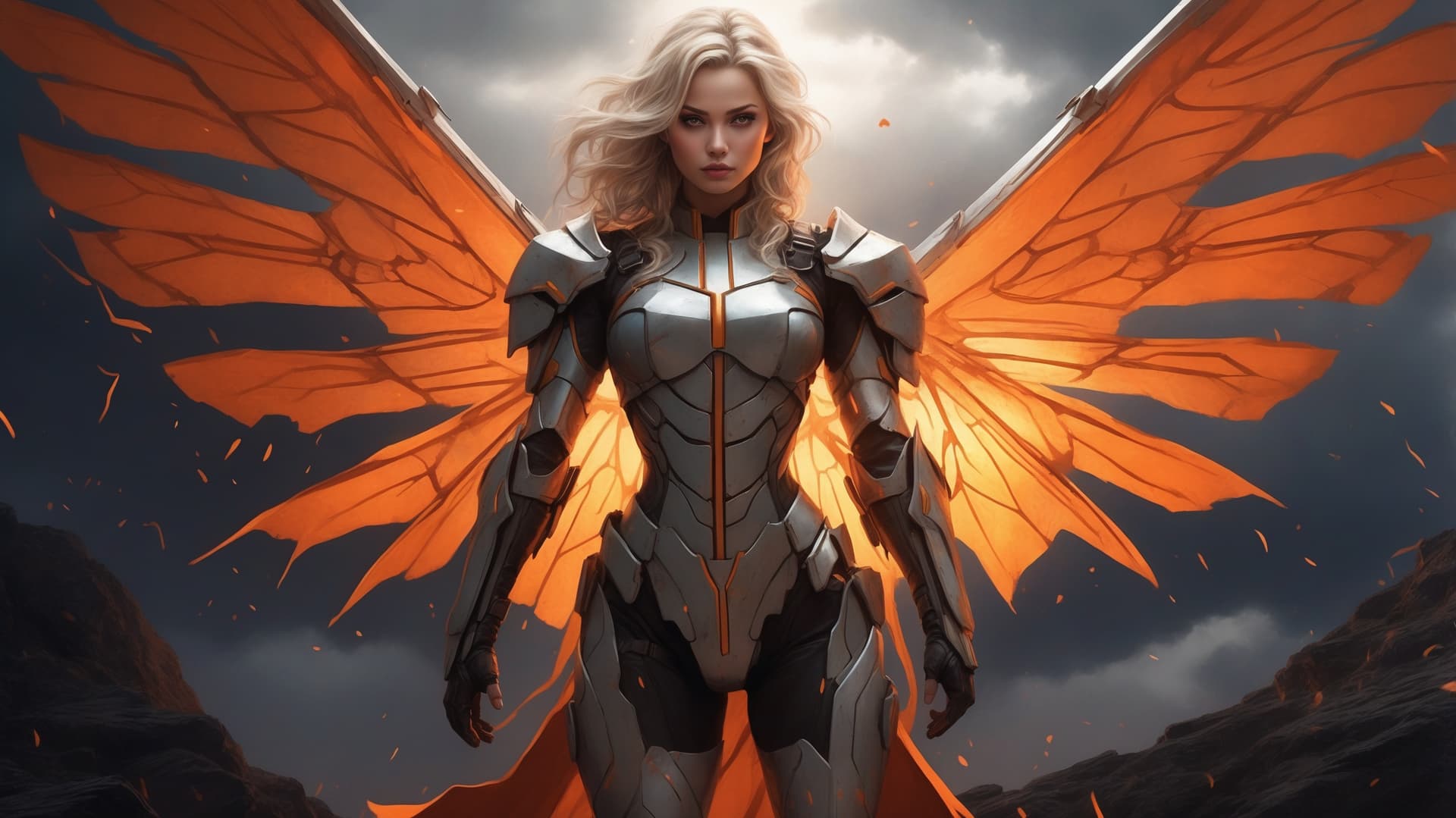 AI generated: Highly detailed, dramatic digital illustration in a comic book style. The layout features a central ...