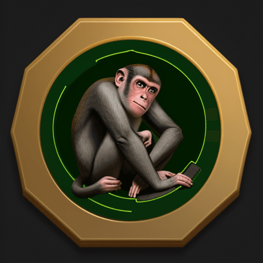 AI generated: crypto monkey 2d