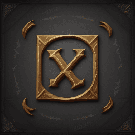 AI generated: Treat an item called "V Sigil (e)" from the video game Old School RuneScape like the letter V from a...