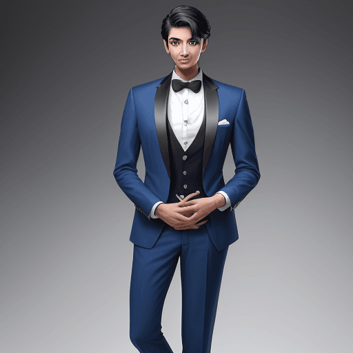 AI generated: Create a full-body, high-resolution image of a person aged 20-30, embodying the persona of a 'Mantri...