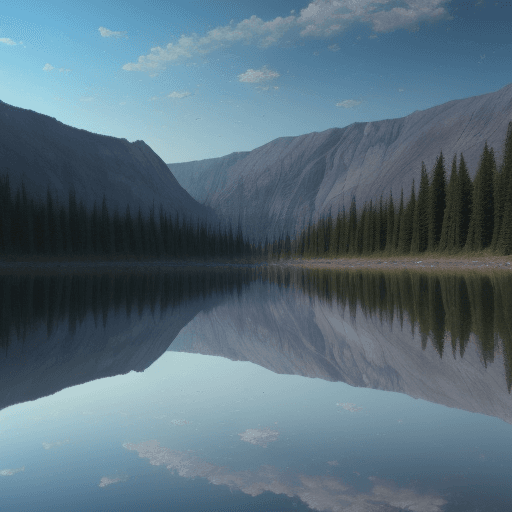 AI generated: cracked lake background