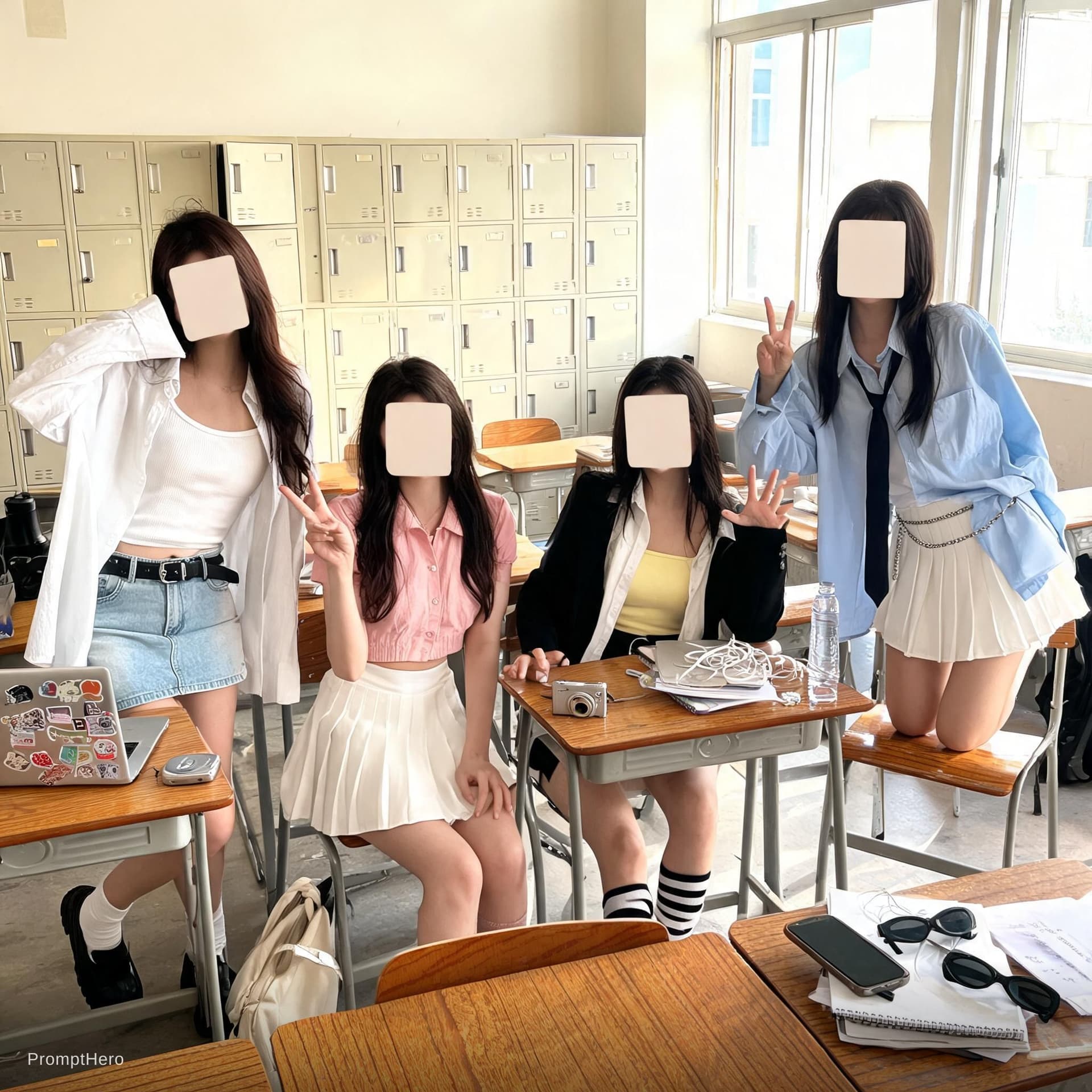 AI generated: Create a photorealistic candid 35mm film-style snapshot of {argument name="group description" defaul...