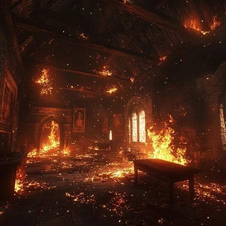 Burning Castle Inselgard (Fantasy) (Fairy Tails PACK)