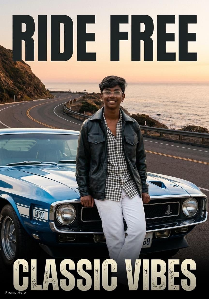 AI generated: Car poster printable a4 sheet version 
