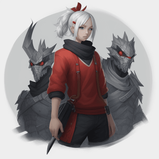 AI generated: character from NIKKE game
