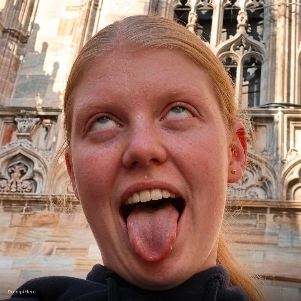 AI generated: Aheago face
