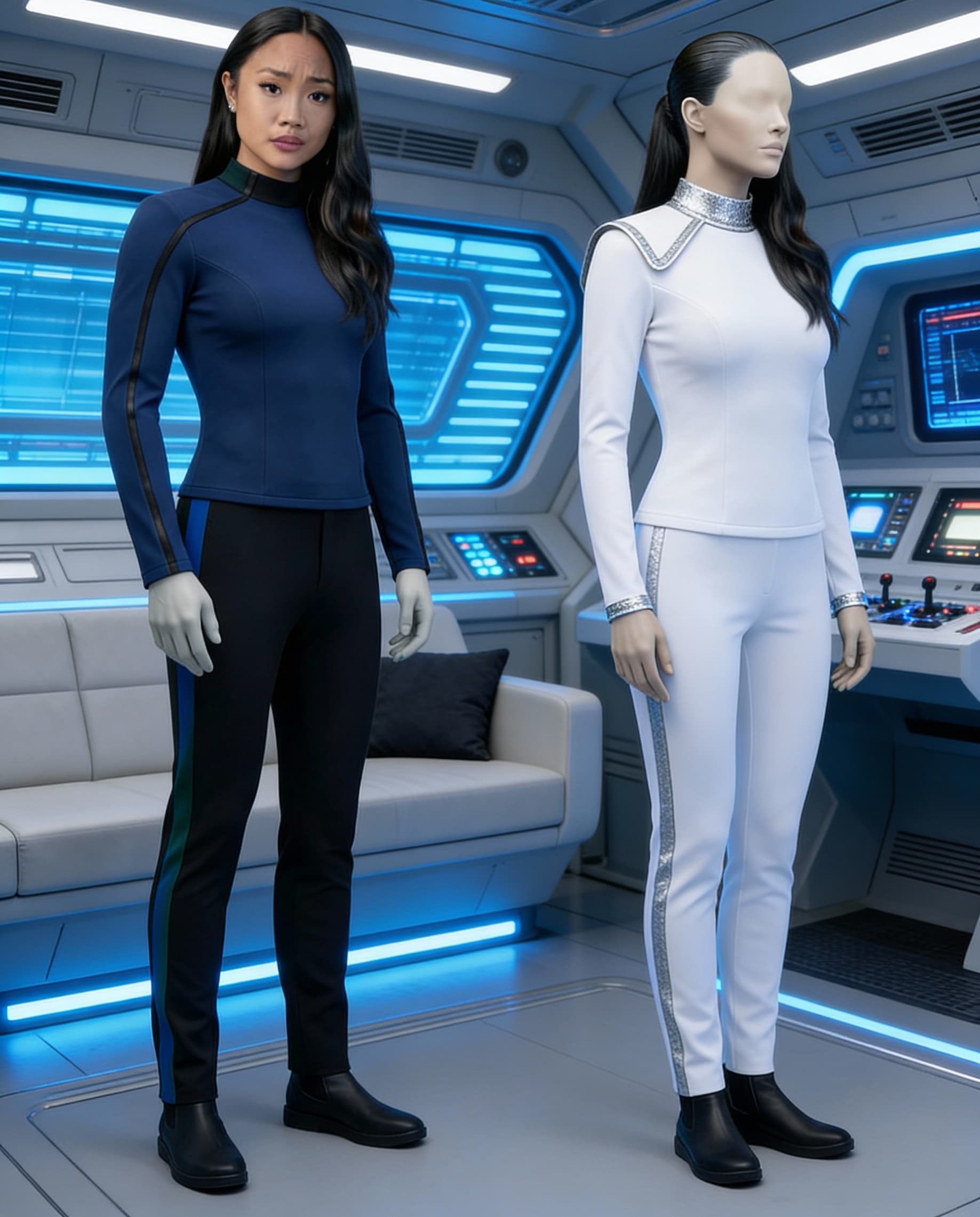 AI generated: Create Sci-Fi images. Recruitment Images for the Galaxial Vora’di Universal Academia and the Galaxia...