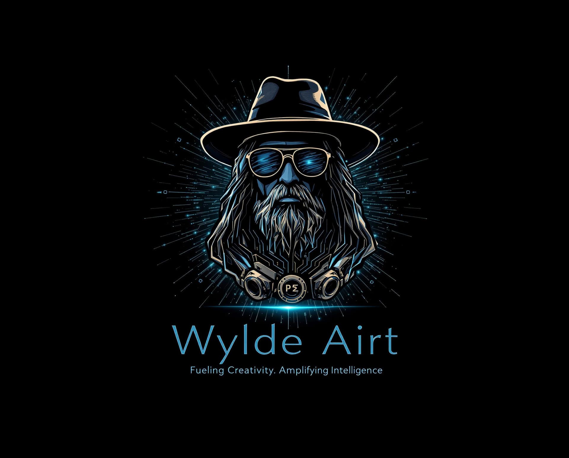 AI generated: Create a high-impact, retro Steampunk logo for the brand "Wylde Airt", preserving the following visu...