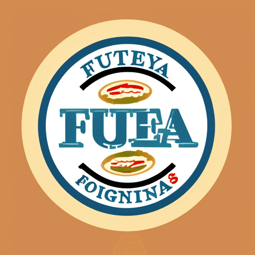 AI generated: a simple logo of the letters Fuengirola Food