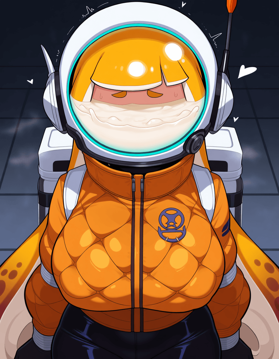 Cum in helmet