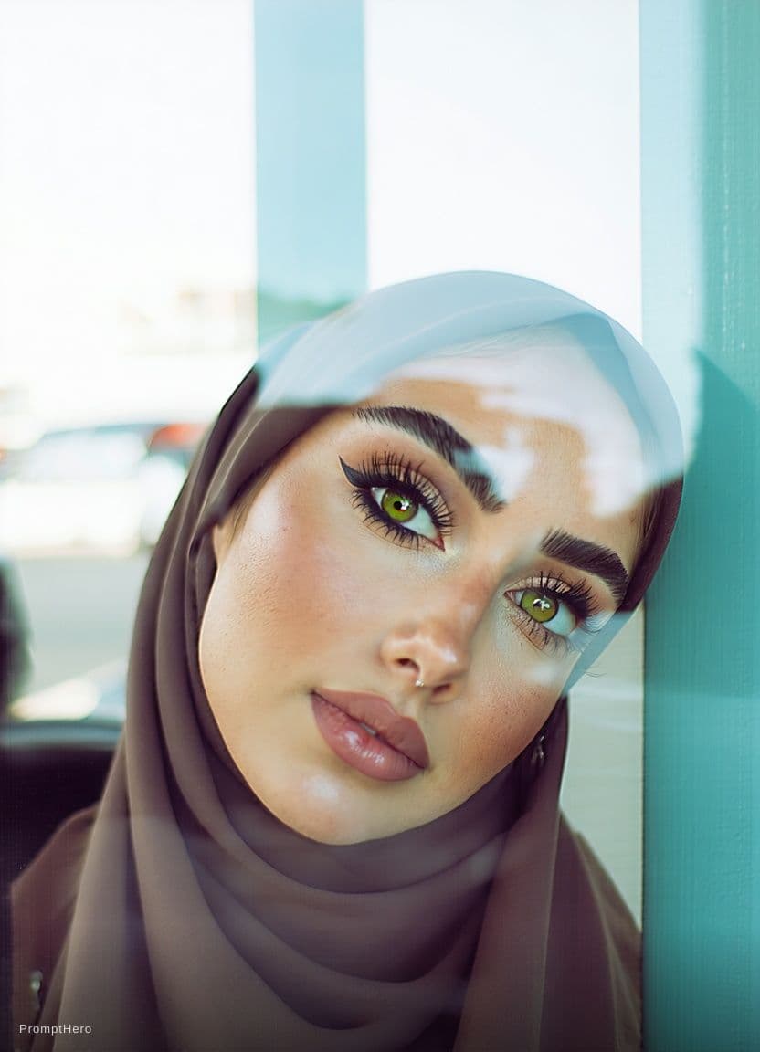 AI generated: {
  "subject": {
    "type": "adult woman",
    "age": "mid-20s",
    "face": {
      "shape": "soft...