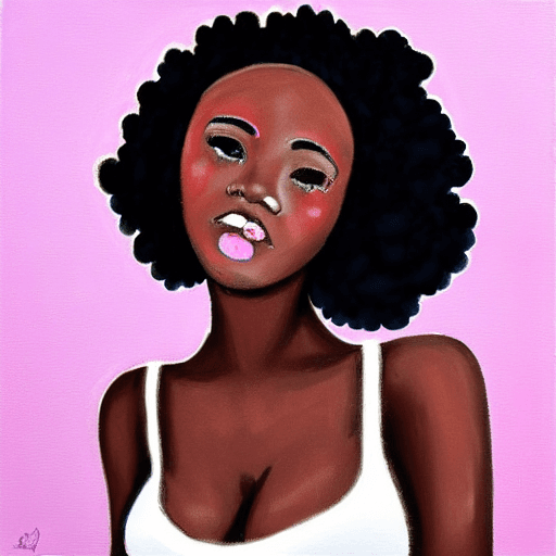 AI generated: Black girl
