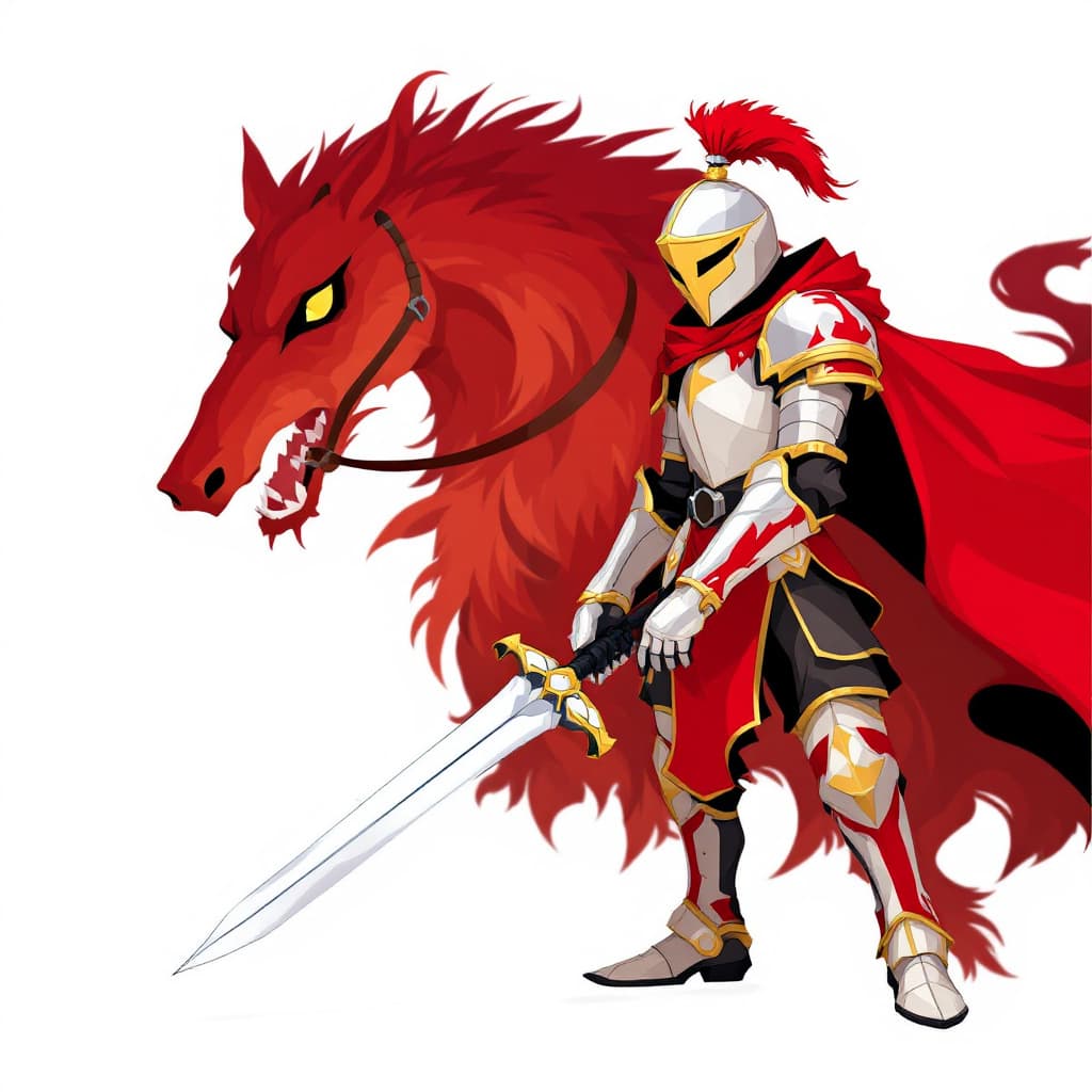 AI generated: Knight